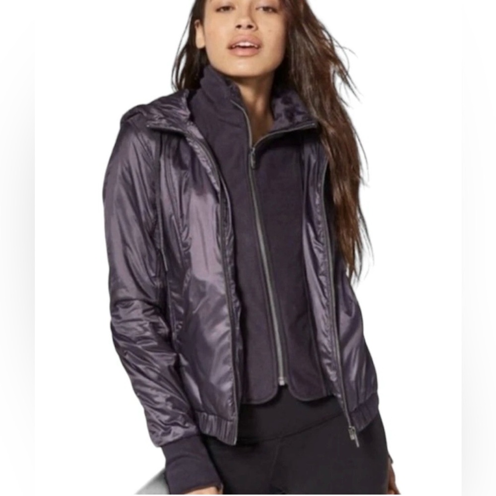 Lululemon Bomber Puffer Jacket Purple New